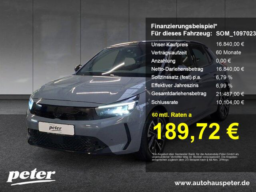 Opel Corsa Grand Sport 1.2 Turbo Turbo GS-Line
