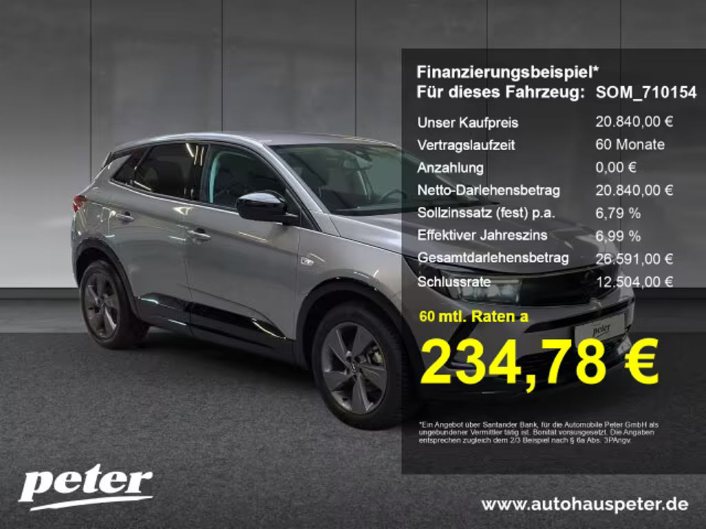 Opel Grandland Grand Sport 1.2 Turbo Turbo GS-Line