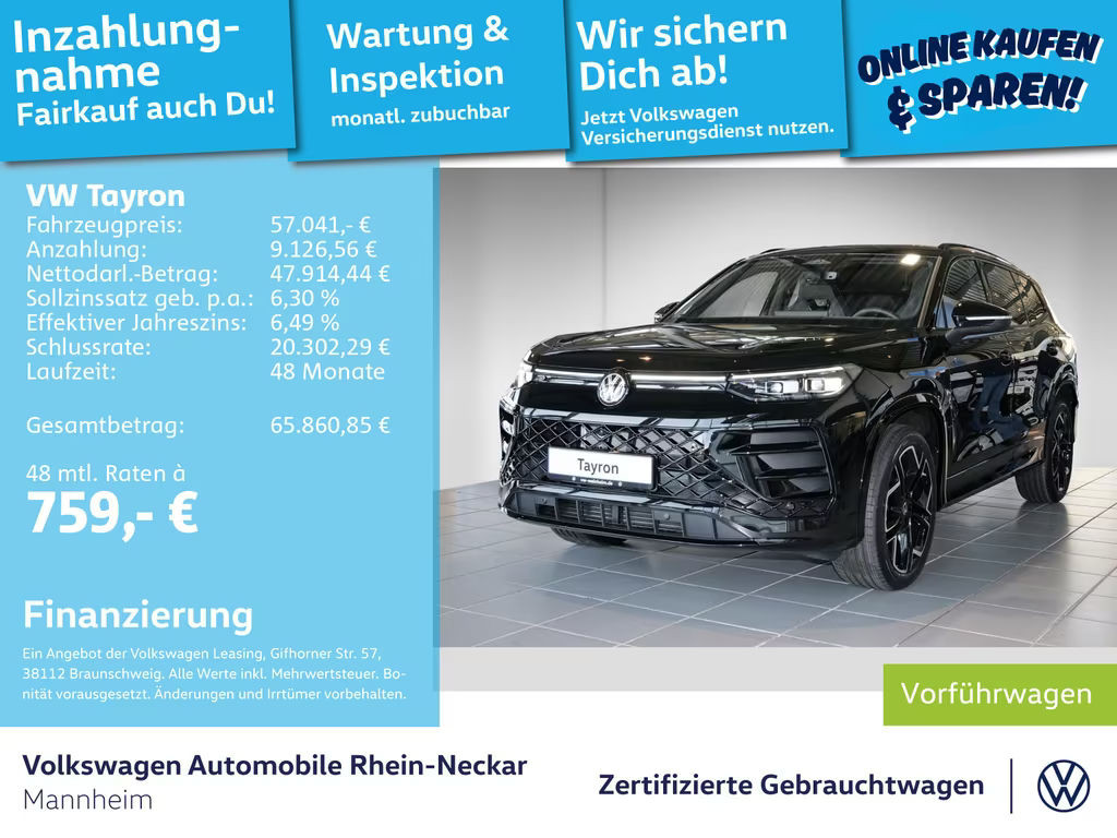 Volkswagen Tayron DSG R-Line 2.0 TDI