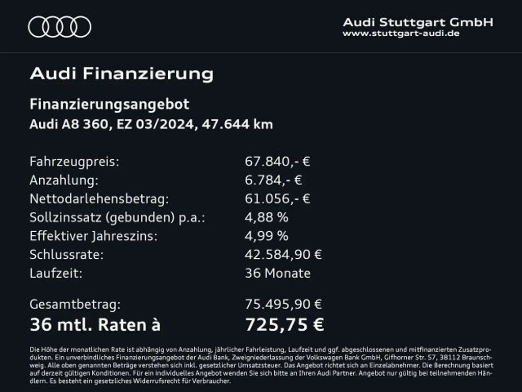Audi A8 Quattro 50 TDI