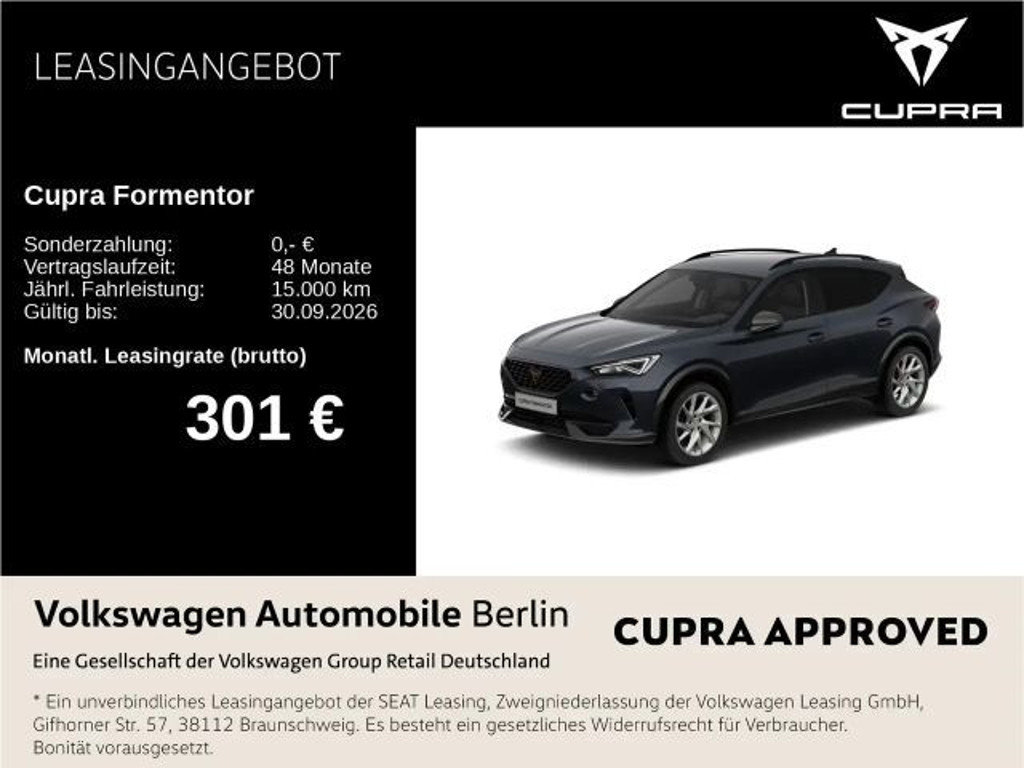 Cupra Formentor 1.5 TSI DSG