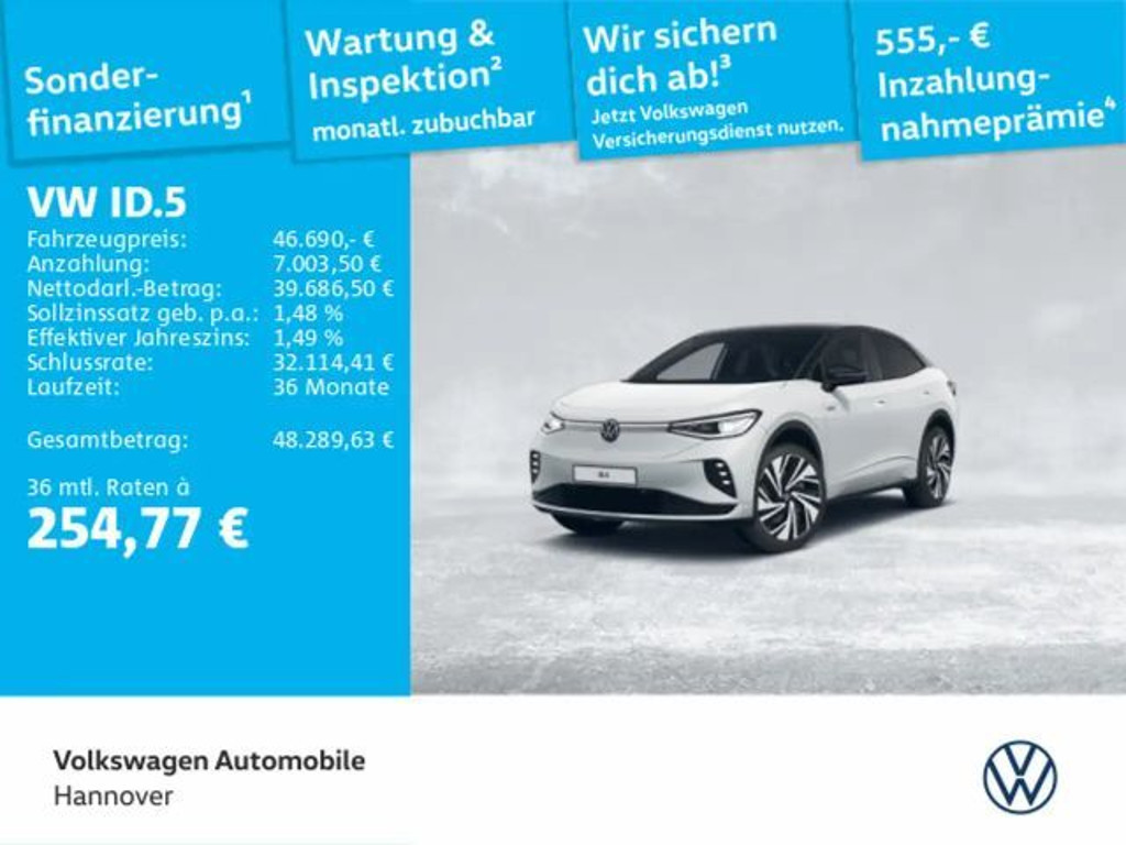 Volkswagen ID.5 4Motion IQ.Drive GTX