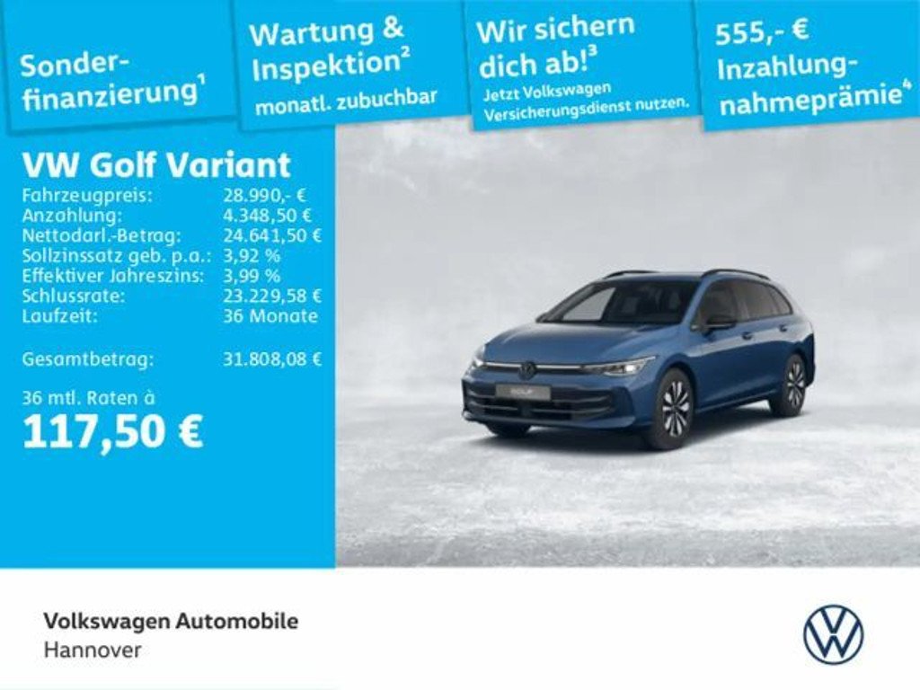 Volkswagen Golf DSG Variant IQ.Drive Golf VIII 2.0 TDI