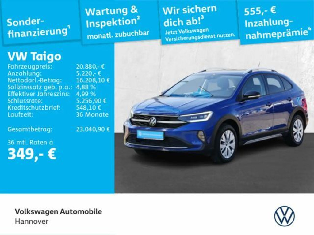 Volkswagen Taigo DSG Style 1.0 TSI