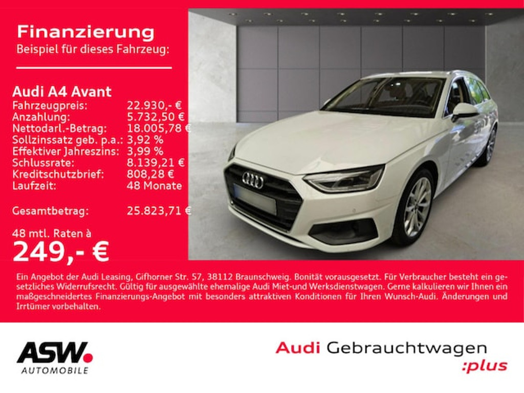 Audi A4 Avant S-Tronic 35 TDI
