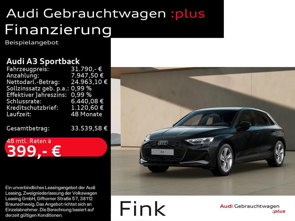 Audi A3 Sportback Sedan 35 TFSI