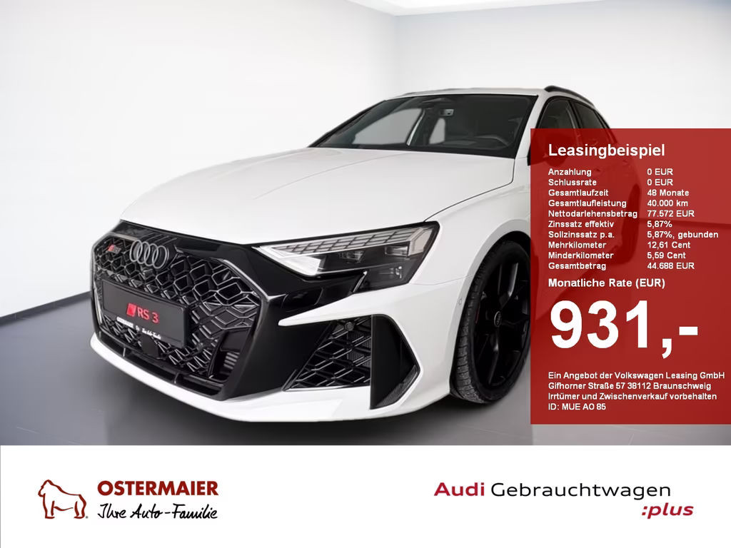 Audi RS3 Sportback Sedan
