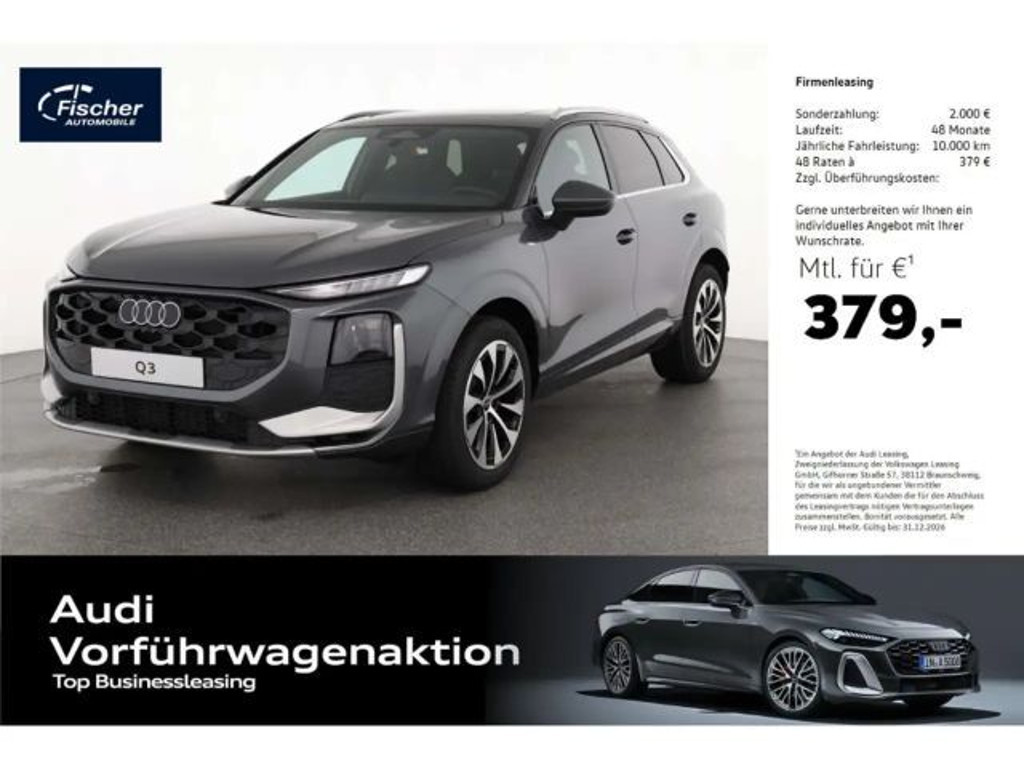 Audi Q3 TFSI LP: 59.957,- /Pano /LED-Scheinwerfer plus /Sp