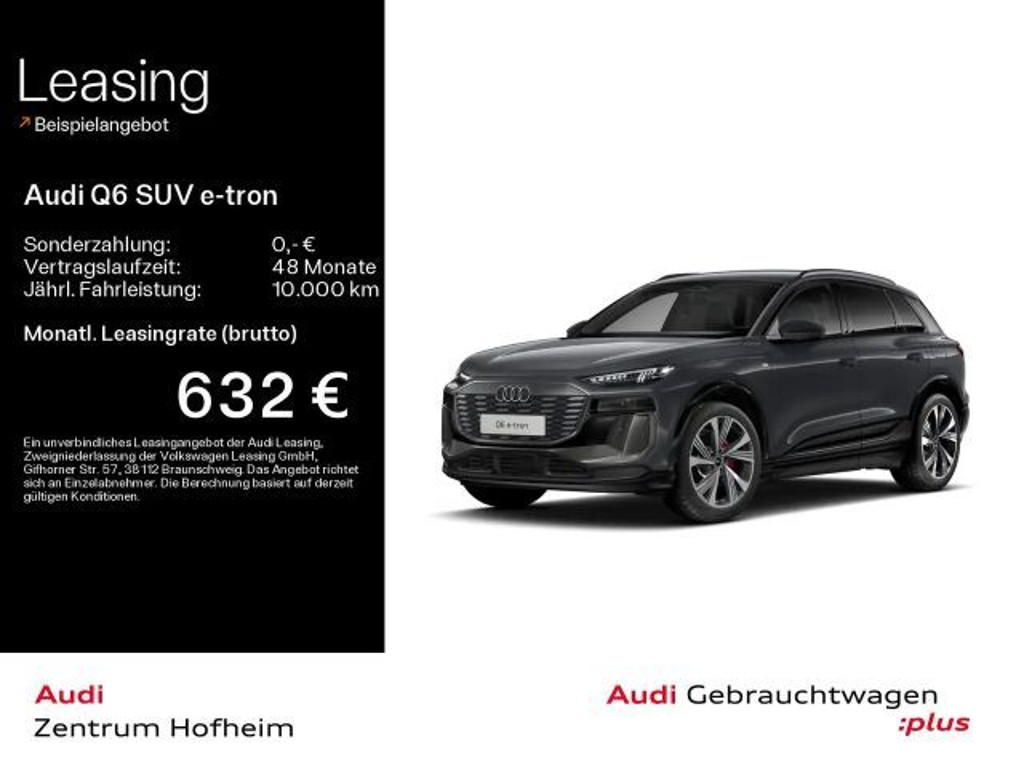 Audi Q6 e-tron S-Line Performance