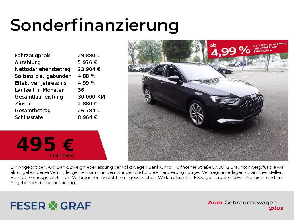 Audi A3 Sedan S-Tronic 30 TFSI