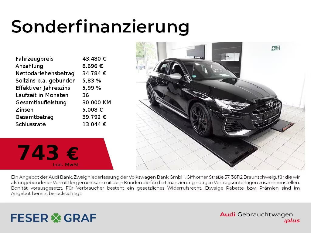 Audi S3 Sportback Sedan 2.0 TFSI
