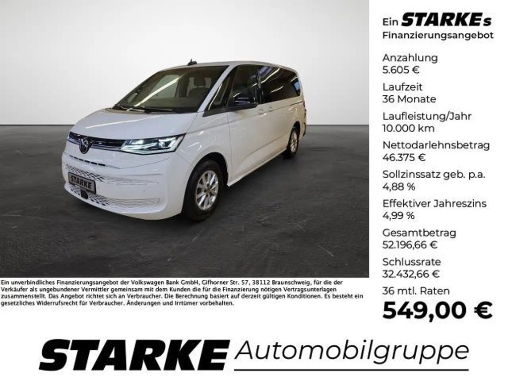 Volkswagen Multivan DSG Life 2.0 TDI Lang T7