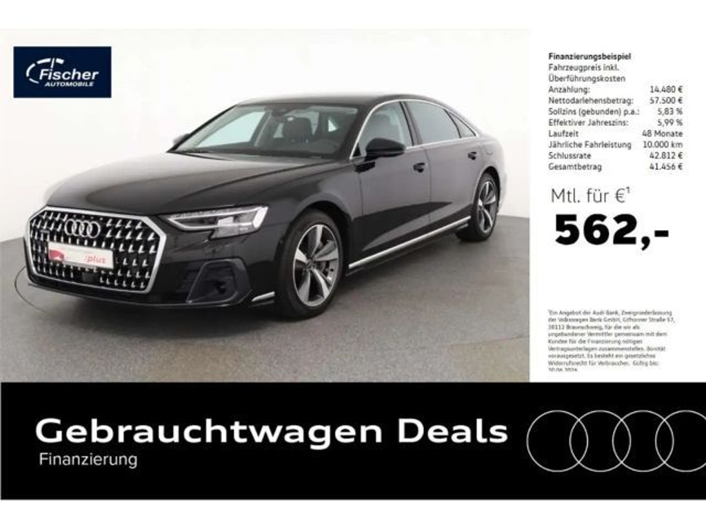 Audi A8 Quattro Hybride Lang 60 TFSI