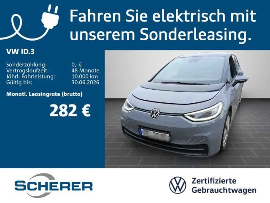 Volkswagen ID.3 Performance 58 KWh Pro