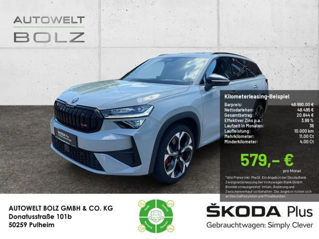 Skoda Kodiaq 4x4 RS 2.0 TSI