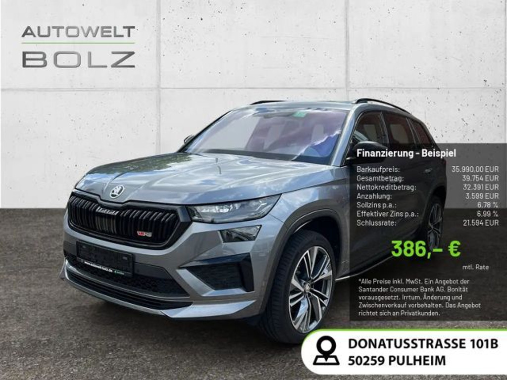 Skoda Kodiaq 4x4 RS 2.0 TSI