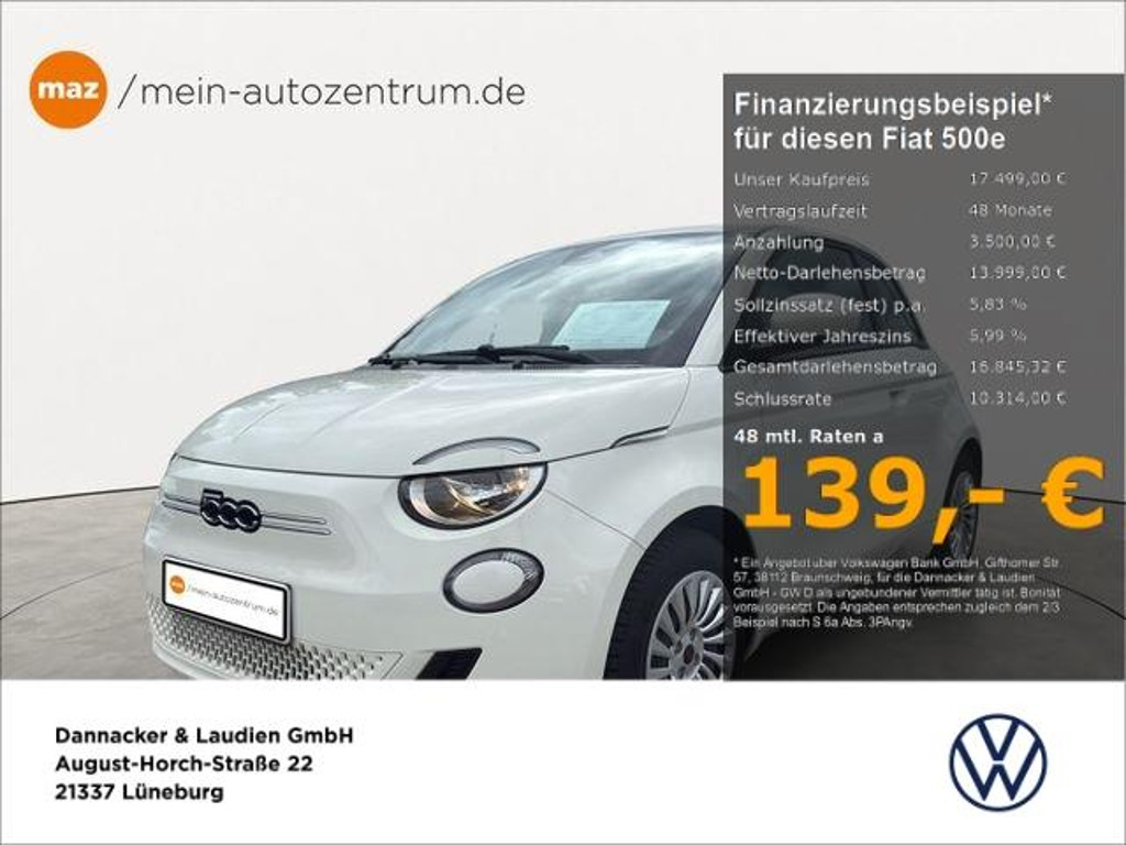 Fiat 500e Icon