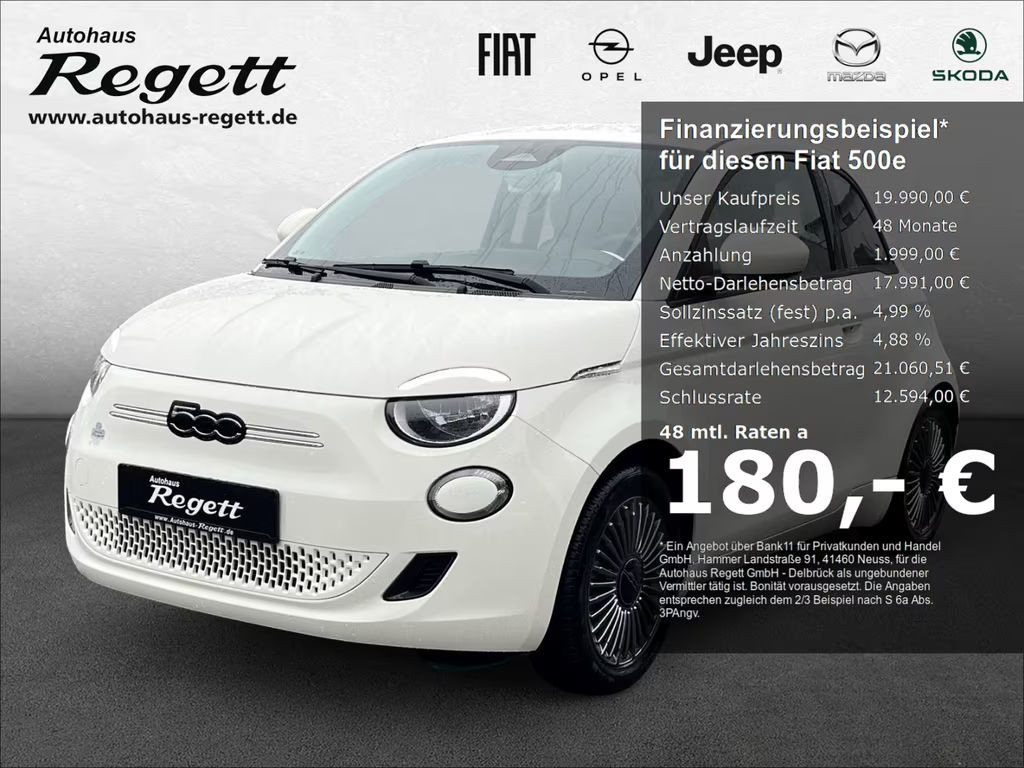 Fiat 500e Icon