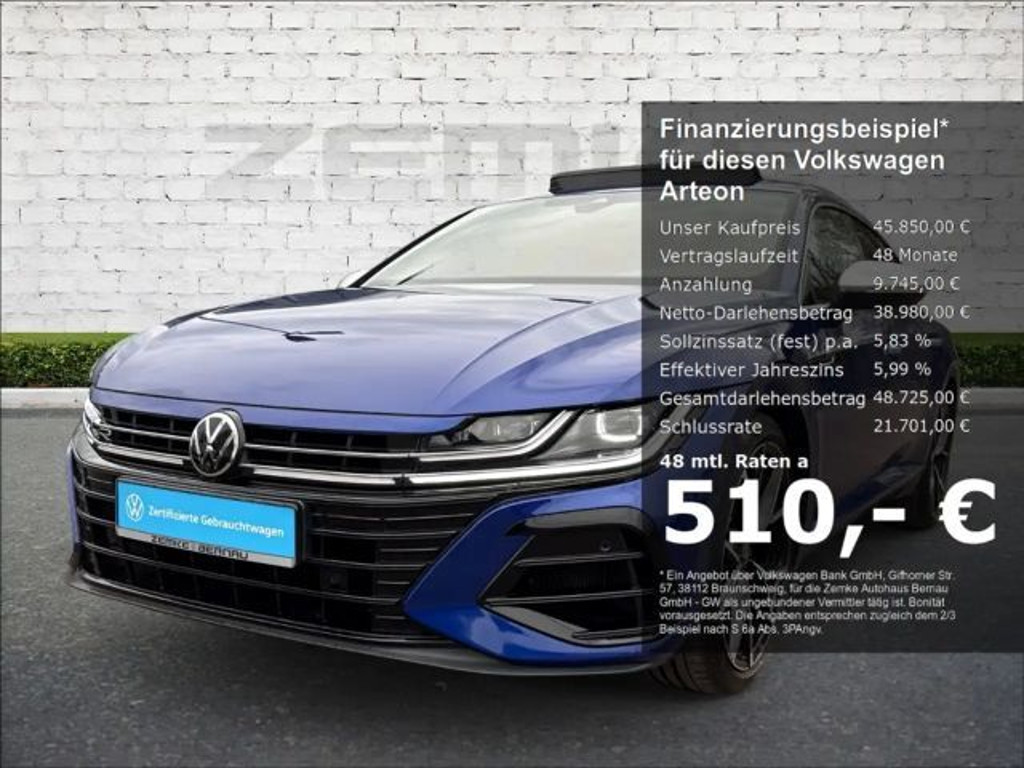 Volkswagen Arteon Shooting Brake 4Motion 2.0 TSI