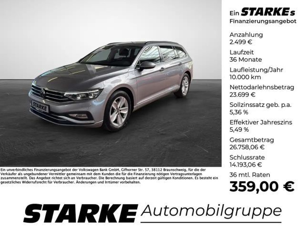 Volkswagen Passat Business DSG Variant 2.0 TDI