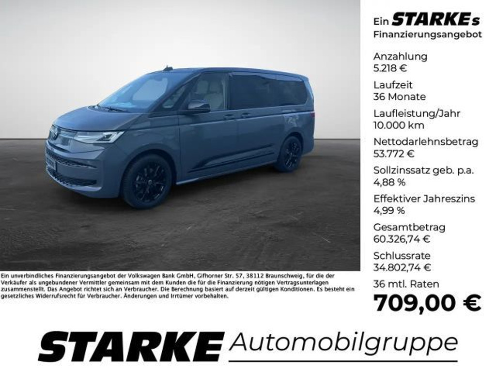 Volkswagen Multivan DSG 2.0 TSI Lang T7