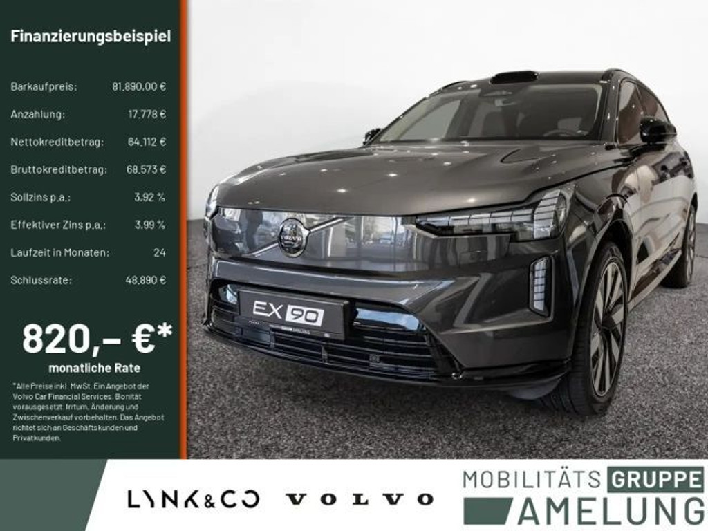 Volvo EX90 AWD Vierwielaandrijving Performance Ultra