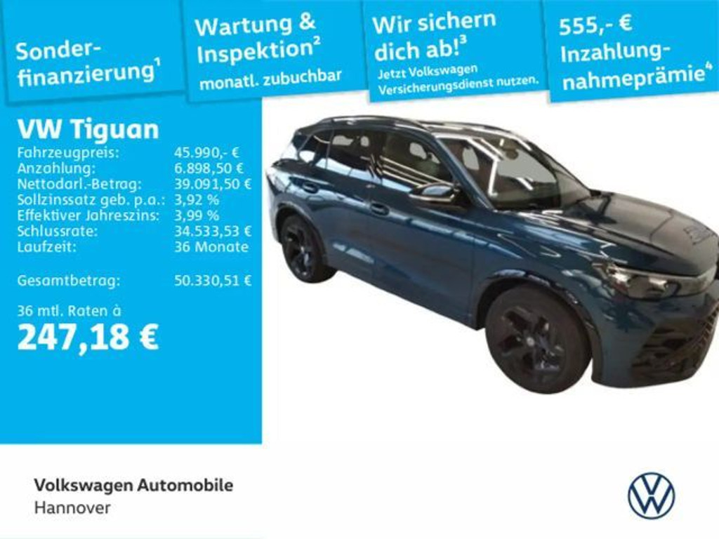 Volkswagen Tiguan DSG R-Line 1.5 eTSI