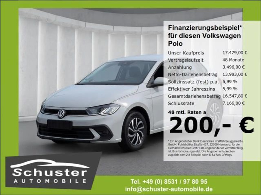 Volkswagen Polo Life 1.0 TSI
