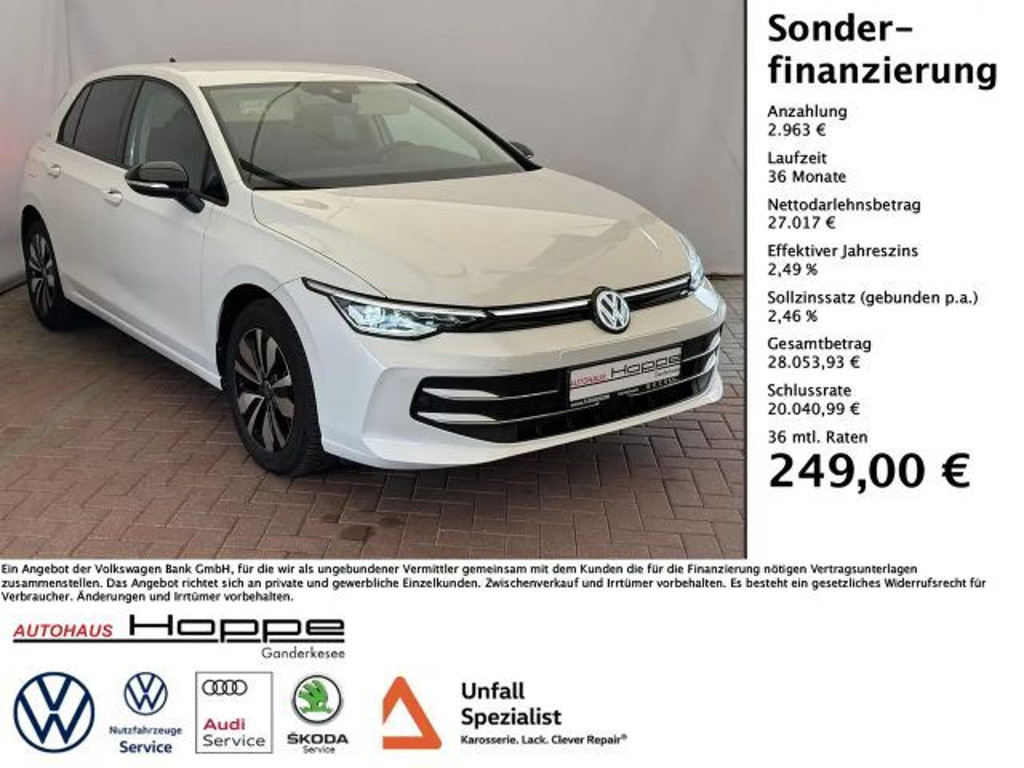 Volkswagen Golf DSG Golf VIII 2.0 TDI