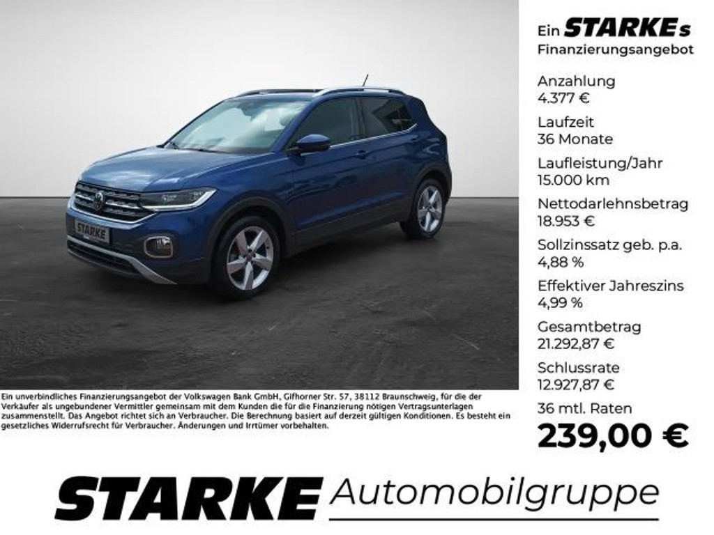 Volkswagen T-Cross DSG Style