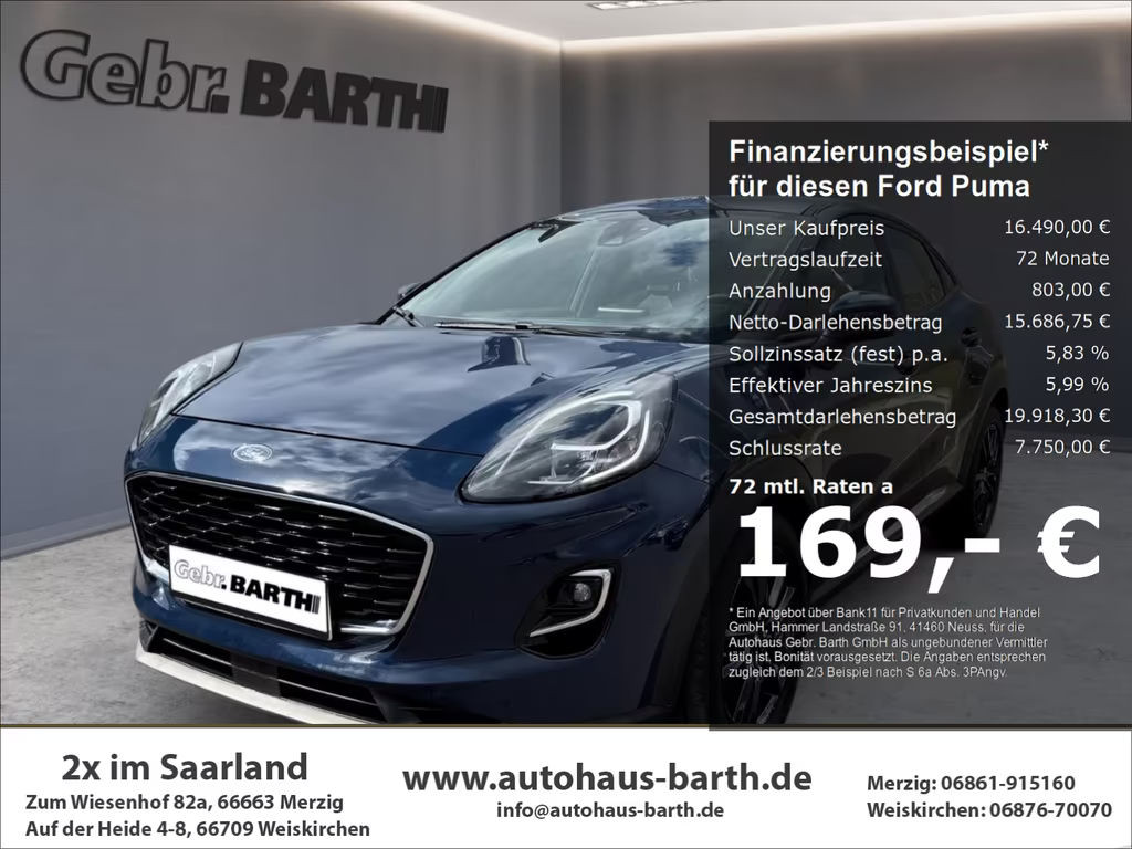 Ford Puma Titanium