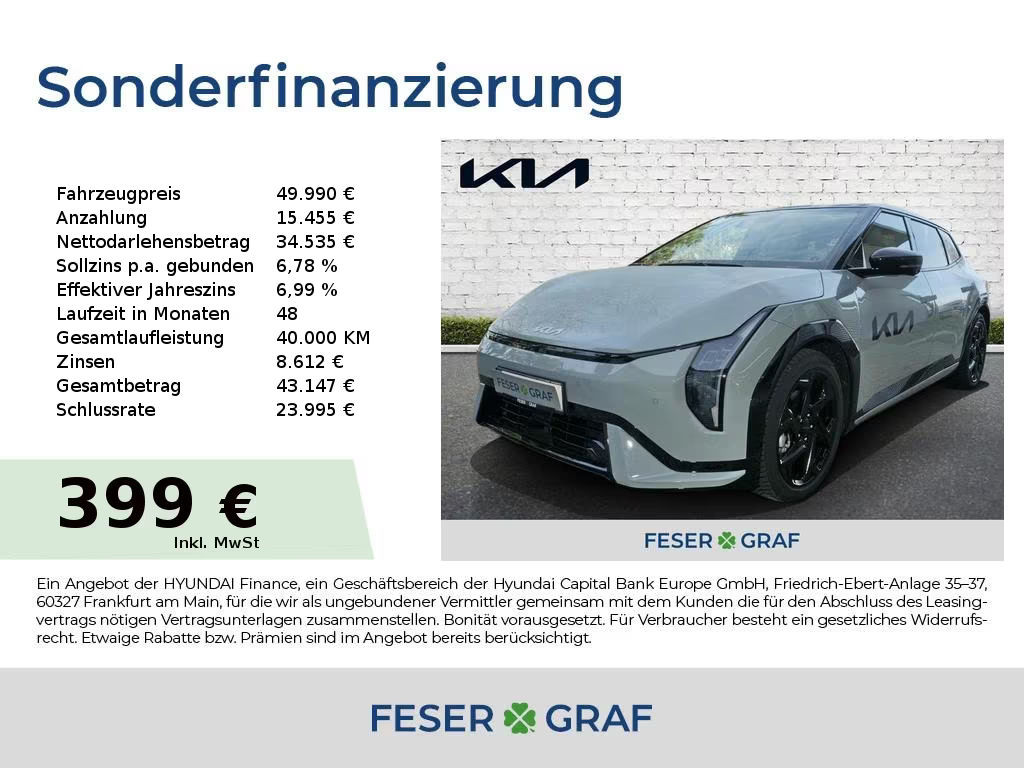 Kia EV4 GT-Line FWD Fastback 81.4 kWh