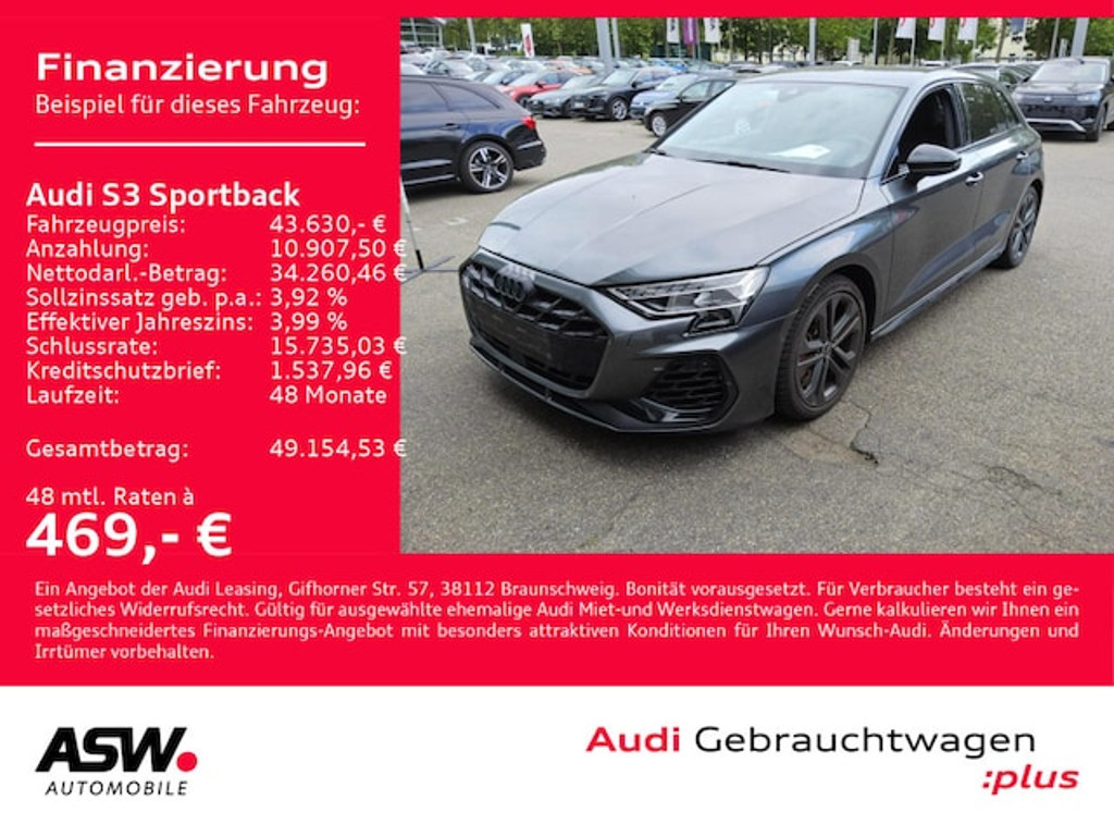 Audi S3 Sportback Quattro S-Tronic