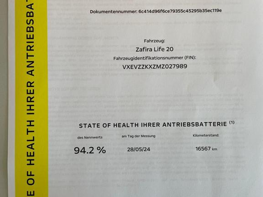 Opel Zafira Life