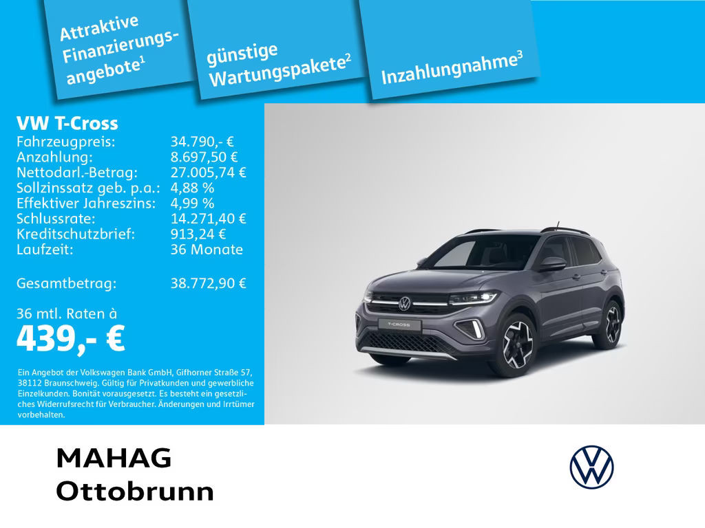 Volkswagen T-Cross R-Line 1.5 TSI ACT