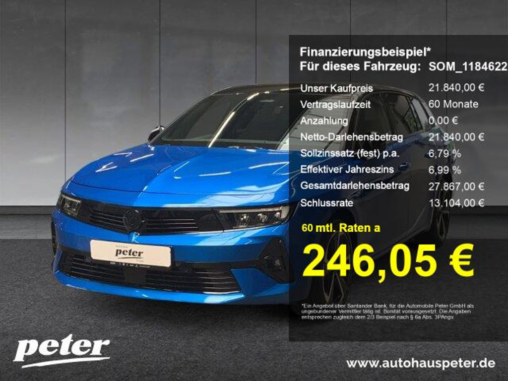 Opel Astra Sports Tourer Grand Sport 1.2 Turbo Turbo GS-Line