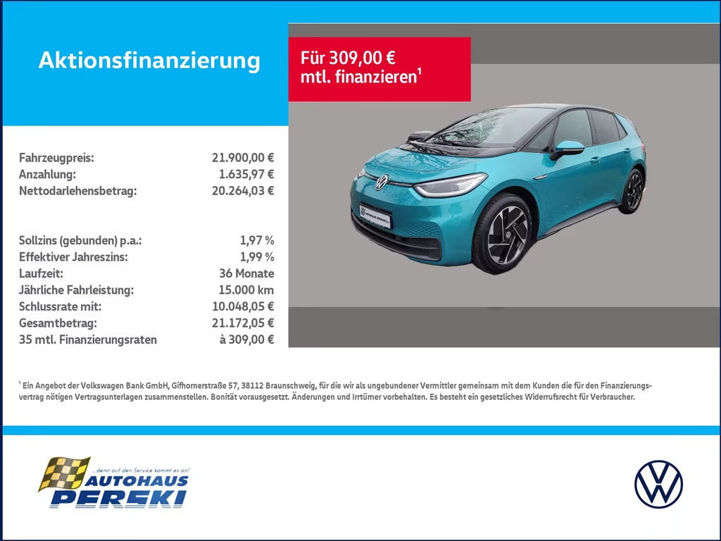 Volkswagen ID.3 Performance Family Pro