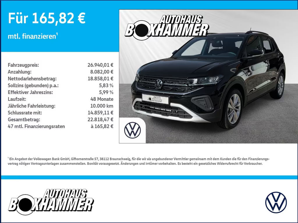 Volkswagen T-Cross 1.0 TSI