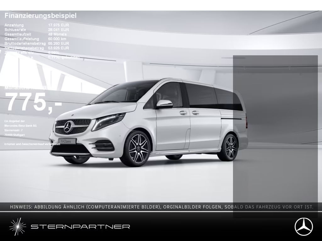 Mercedes-Benz V-Klasse V 300 4MATIC AMG Line AVANTGARDE Limousine Lang V 300 d