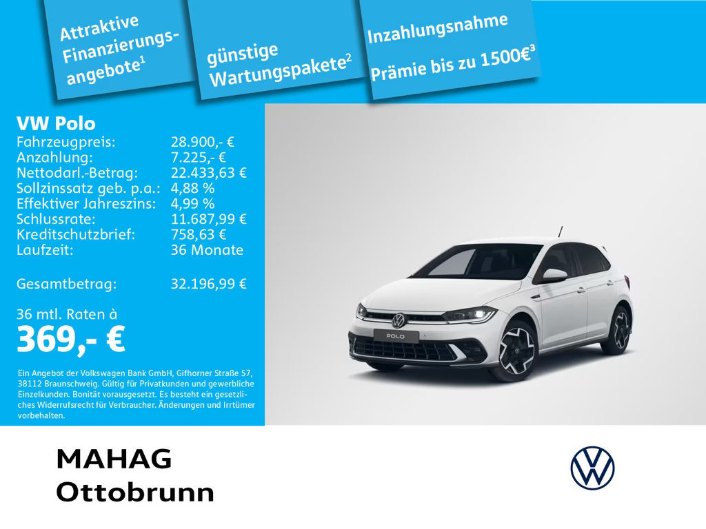 Volkswagen Polo R-Line 1.0 TSI IQ.Drive