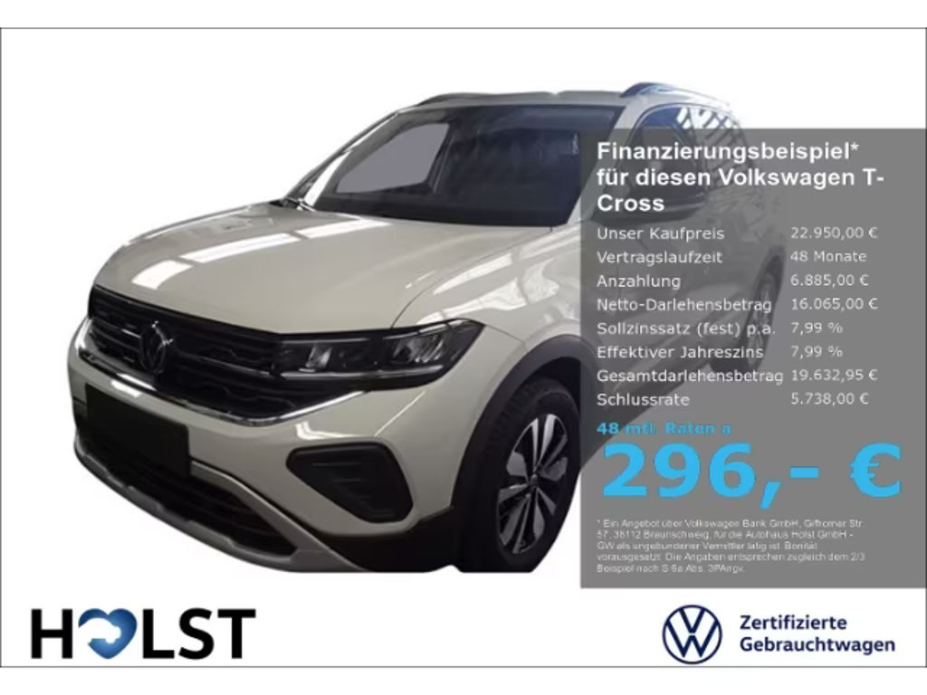 Volkswagen T-Cross 1.0 TSI