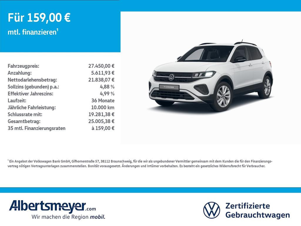Volkswagen T-Cross DSG 1.0 TSI