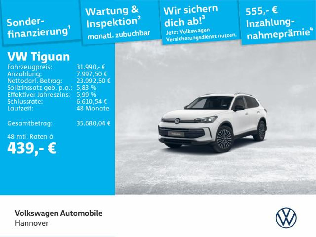 Volkswagen Tiguan DSG 1.5 eTSI