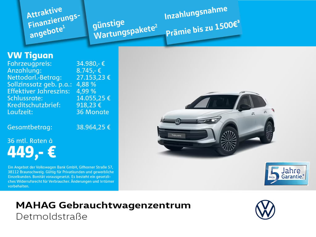 Volkswagen Tiguan 1.5 eTSI