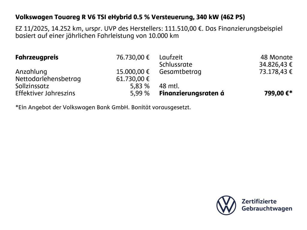 Volkswagen Touareg eHybrid