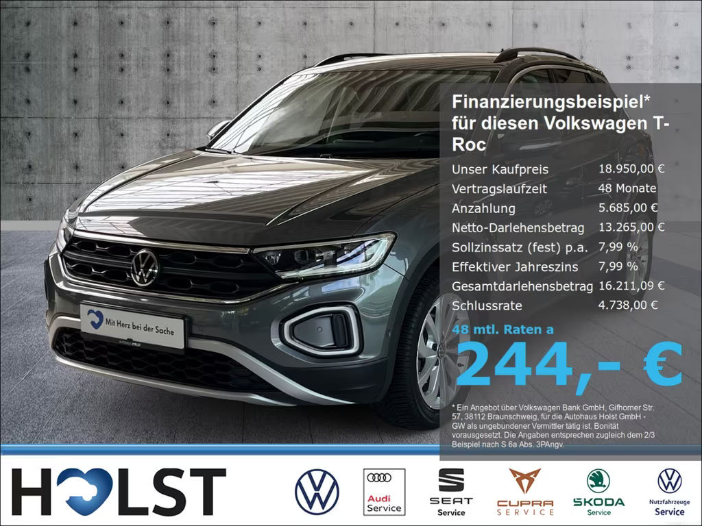 Volkswagen T-Roc Life Plus 1.0 TSI
