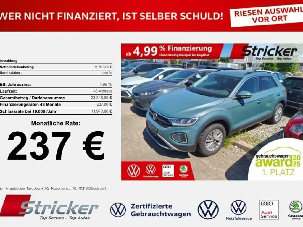 Volkswagen T-Roc Life 1.0 TSI