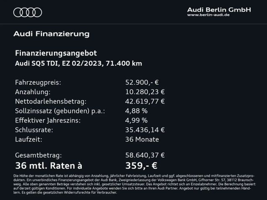 Audi SQ5 TDI tiptr. AHK MATRIX NAVI RFK HUD B&O