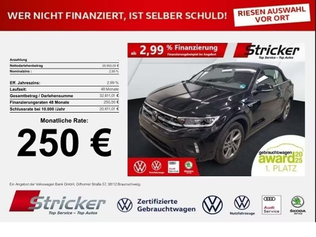 Volkswagen T-Roc Cabriolet R-Line