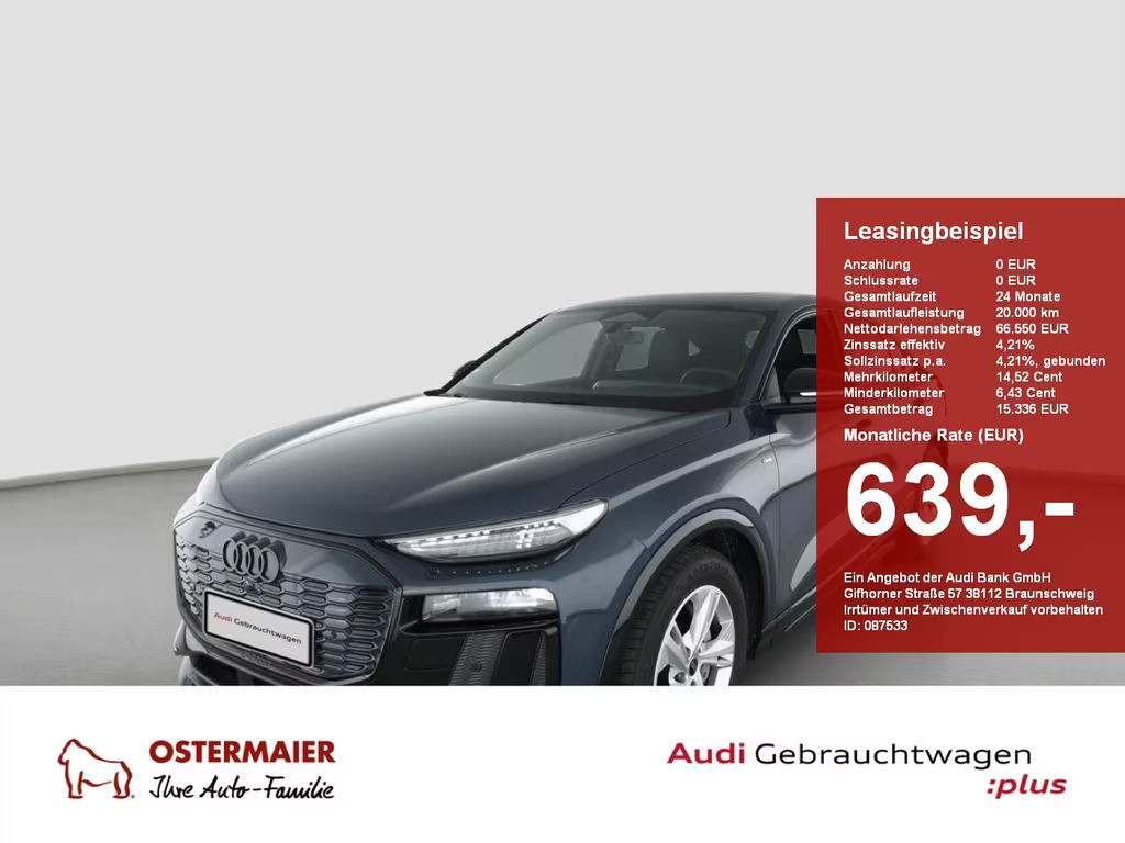 Audi Q6 e-tron Sportback Quattro S-Line